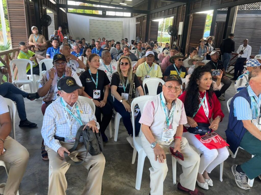 Afiliados durante el evento en Tumaco